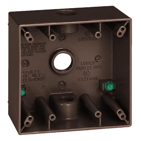 double side exterior electrical box|double electrical outlet box.